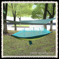 Watower outdoor folding wave hammock with canopy & covered hammock